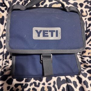 Yeti Navy Toiletry Bag with Grey Trim